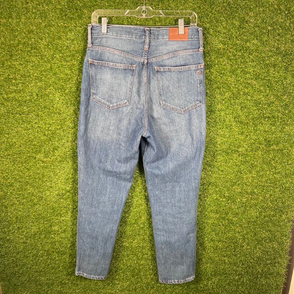 Madewell The Momjean High Rise Tapered Leg Denim Jeans Medium Wash‎ Size 26